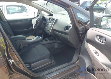 2016 Nissan Leaf S z USA, uszkodzony, nr VIN 1N4AZ0CP7GC305559